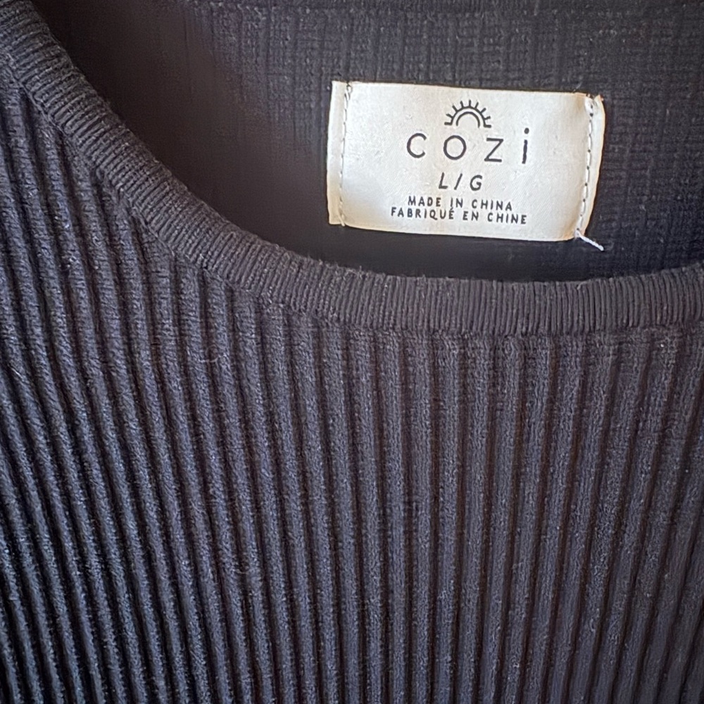 COZI black mini dress